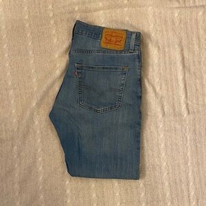 Levi's 512 Men's Denim Blue Straight Jeans
